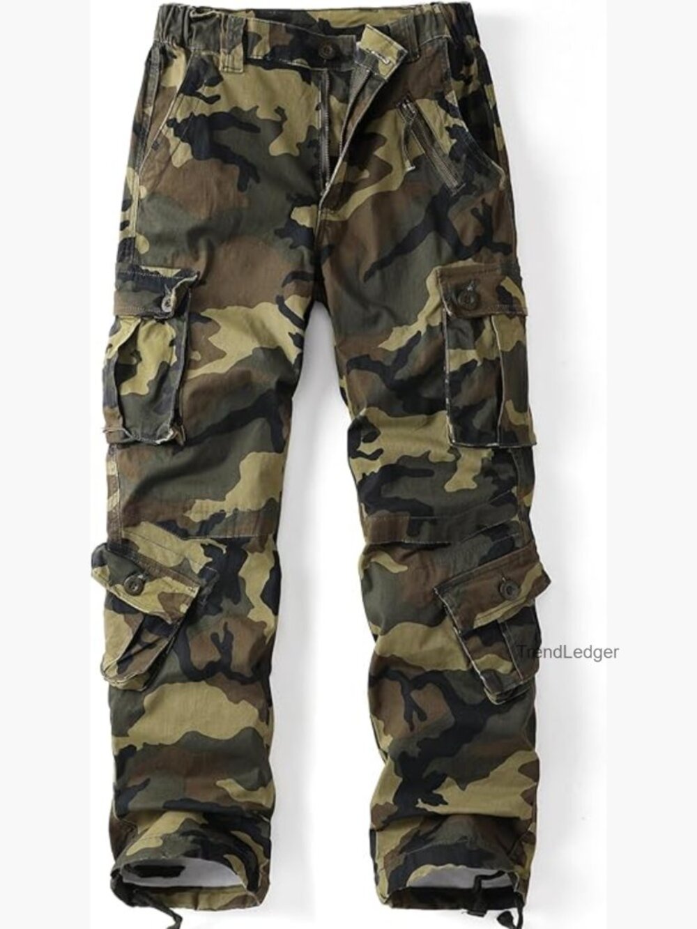 Women's Cargo Pants 8 Pockets Ripstop Cotton Casual Work Trousers - Picture 1 of 7